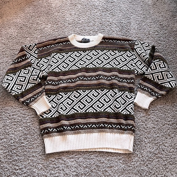 Vintage Peconic Bay Traders Grandpa Sweater - Picture 1 of 6